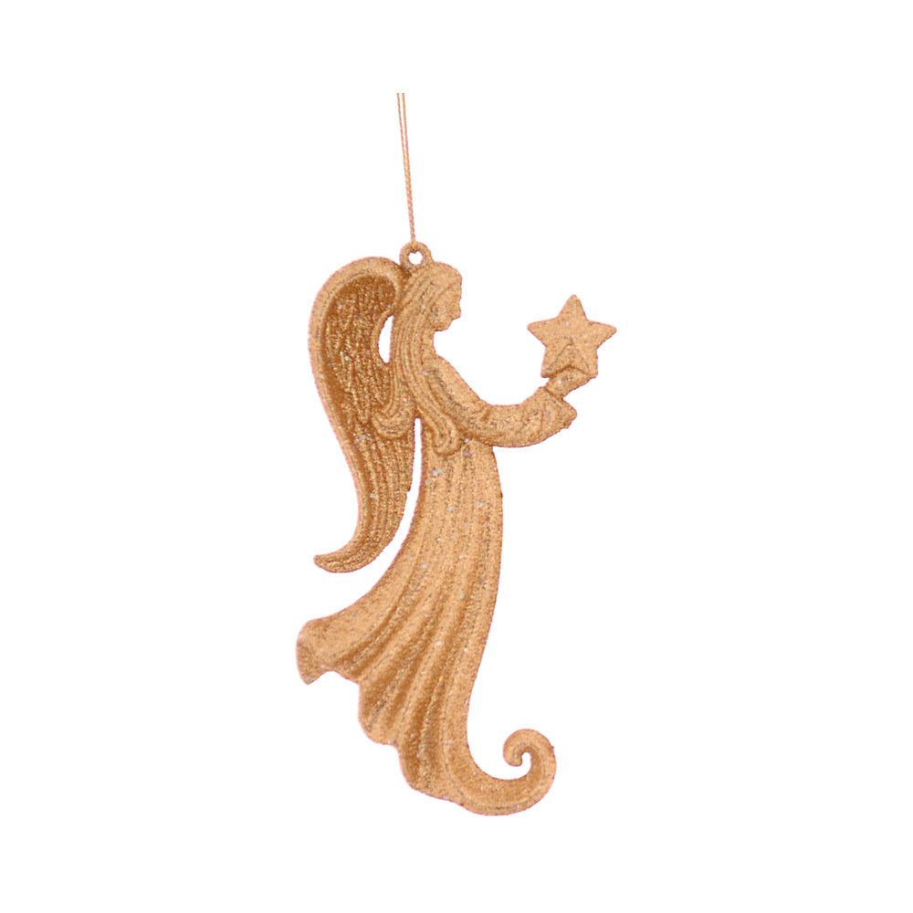 Ornament pentru brad, Inger Raziel, auriu, 13 cm - SIMONA'S CHRISTMAS