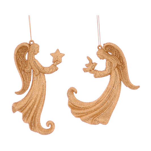 Ornament pentru brad, Inger Raziel, auriu, 13 cm - SIMONA'S CHRISTMAS