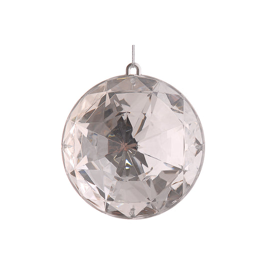 Ornament pentru brad, Jewel Cushion Cut, argintiu, 16 cm - SIMONA'S CHRISTMAS