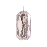 Ornament pentru brad, Jewel Emerald Cut, argintiu, 19 cm - SIMONA'S CHRISTMAS