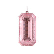 Ornament pentru brad, Jewel Emerald Cut, roz, 15 cm - SIMONA'S CHRISTMAS