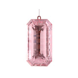 Ornament pentru brad, Jewel Emerald Cut, roz, 15 cm - SIMONA'S CHRISTMAS