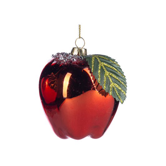 Ornament pentru brad, Mar Jewel, rosu, 8 cm - SIMONA'S CHRISTMAS