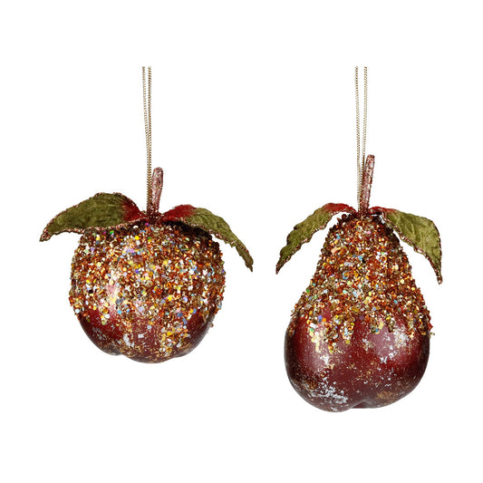 Ornament pentru brad, Mar/Para, burgundy, 14 cm - SIMONA'S CHRISTMAS