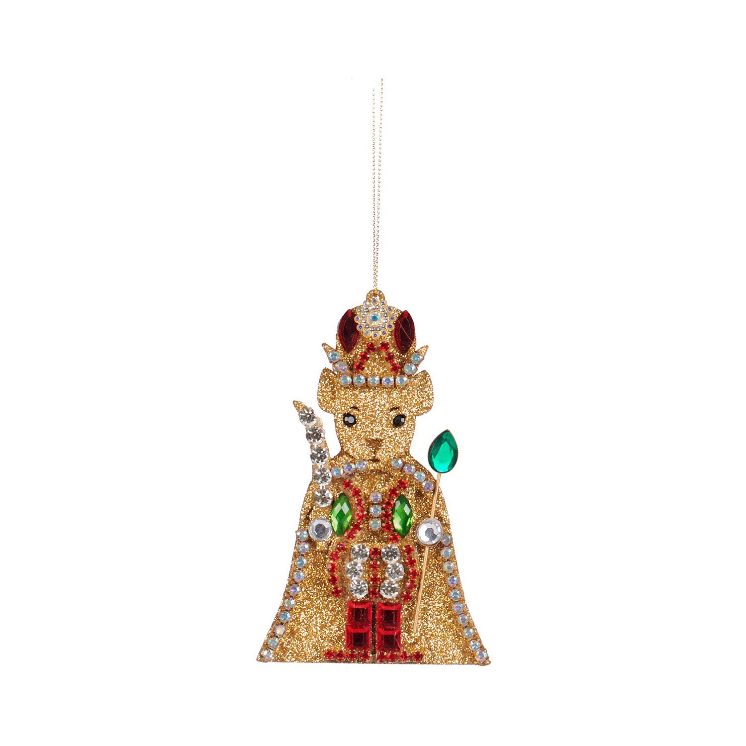 Ornament pentru brad, Nutcracker Story Jewel, rosu, 12 cm - SIMONA'S CHRISTMAS