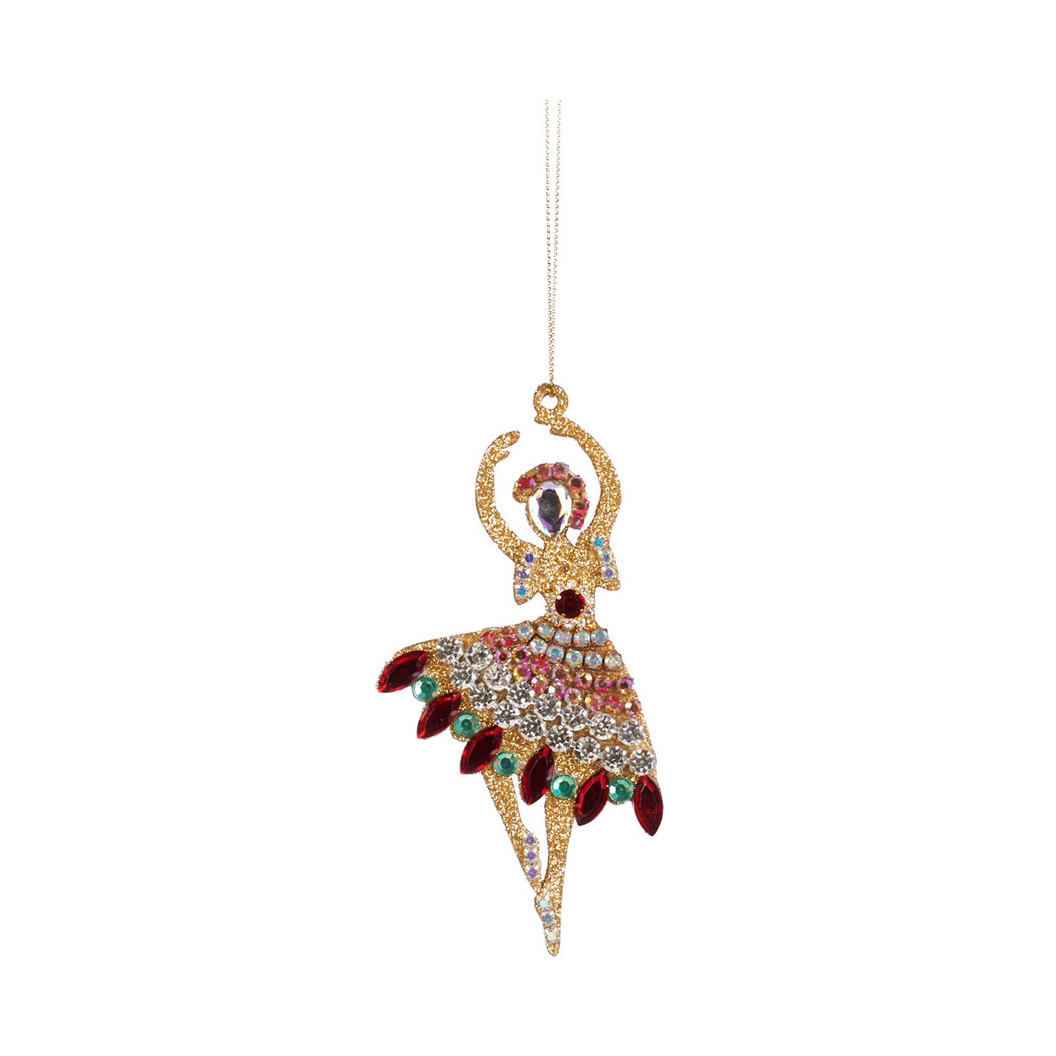 Ornament pentru brad, Nutcracker Story Jewel, rosu, 12 cm - SIMONA'S CHRISTMAS