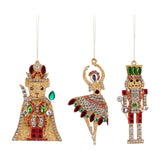 Ornament pentru brad, Nutcracker Story Jewel, rosu, 12 cm - SIMONA'S CHRISTMAS