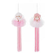 Ornament pentru brad, Pudel Ciucure Carnival, roz, 27 cm - SIMONA'S CHRISTMAS