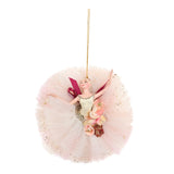 Ornament pentru brad, Royal Ballerina, roz/crem, 12 cm - SIMONA'S CHRISTMAS