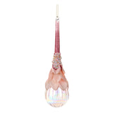 Ornament pentru brad, Royal Petals, roz, 24 cm - SIMONA'S CHRISTMAS