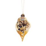 Ornament pentru brad, Sfanta Familie, auriu/crem, 13 cm - SIMONA'S CHRISTMAS