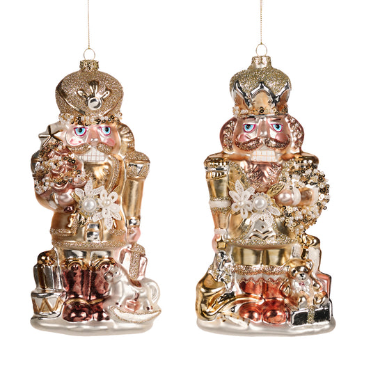 Ornament pentru brad, Spargator de Nuci Hadden, auriu, 20 cm - SIMONA'S CHRISTMAS