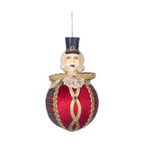 Ornament pentru brad, Spargator de Nuci Mason, rosu/galben, 17 cm - SIMONA'S CHRISTMAS