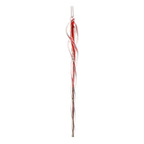 Ornament pentru brad, Turture, rosu/transparent, 30 cm - SIMONA'S CHRISTMAS
