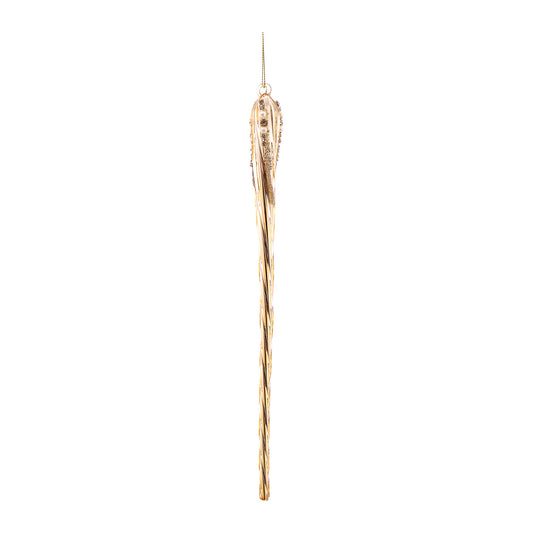 Ornament pentru brad, Turture Sclipit, auriu, 25 cm - SIMONA'S CHRISTMAS
