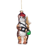 Ornament pentru brad, Veverita Molly/Rocky, maro, 14 cm - SIMONA'S CHRISTMAS