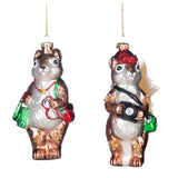 Ornament pentru brad, Veverita Molly/Rocky, maro, 14 cm - SIMONA'S CHRISTMAS