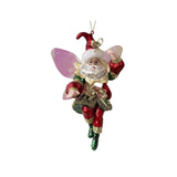 Ornament pentru brad, Zana Mos Manning, rosu/verde, 20 cm, Editie Limitata - SIMONA'S CHRISTMAS