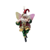 Ornament pentru brad, Zana Mos Manning, rosu/verde, 20 cm, Editie Limitata - SIMONA'S CHRISTMAS