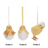 Ornament pui in coaja de ou, 9 cm - SIMONA'S COLLECTION