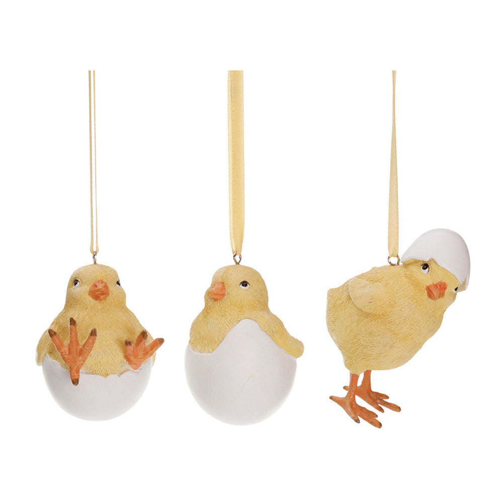 Ornament pui in coaja de ou, 9 cm - SIMONA'S COLLECTION