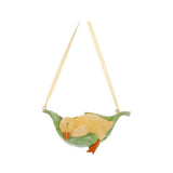 Ornament rata/pui/iepure dormind pe frunza, 12 cm - SIMONA'S COLLECTION