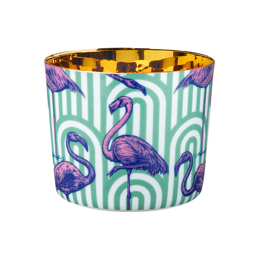 Pahar din portelan, Sip of Gold, Beautiful Creatures - The Flamingos - SIEGER by FURSTENBERG