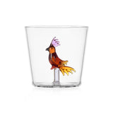 Pahar pentru apa, 8 cm, Amber Tropical Bird, Talking Trees by Alessandra Baldereschi - ICHENDORF