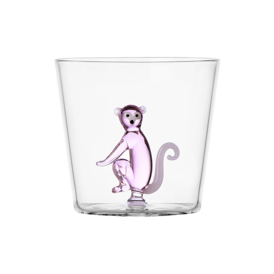 Pahar pentru apa, 8 cm, Pink Monkey, Savannah by Alessandra Baldereschi - ICHENDORF