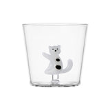 Pahar pentru apa, 8 cm, pisica alba cu pete negre, Tabby Cat by Alessandra Baldereschi - ICHENDORF