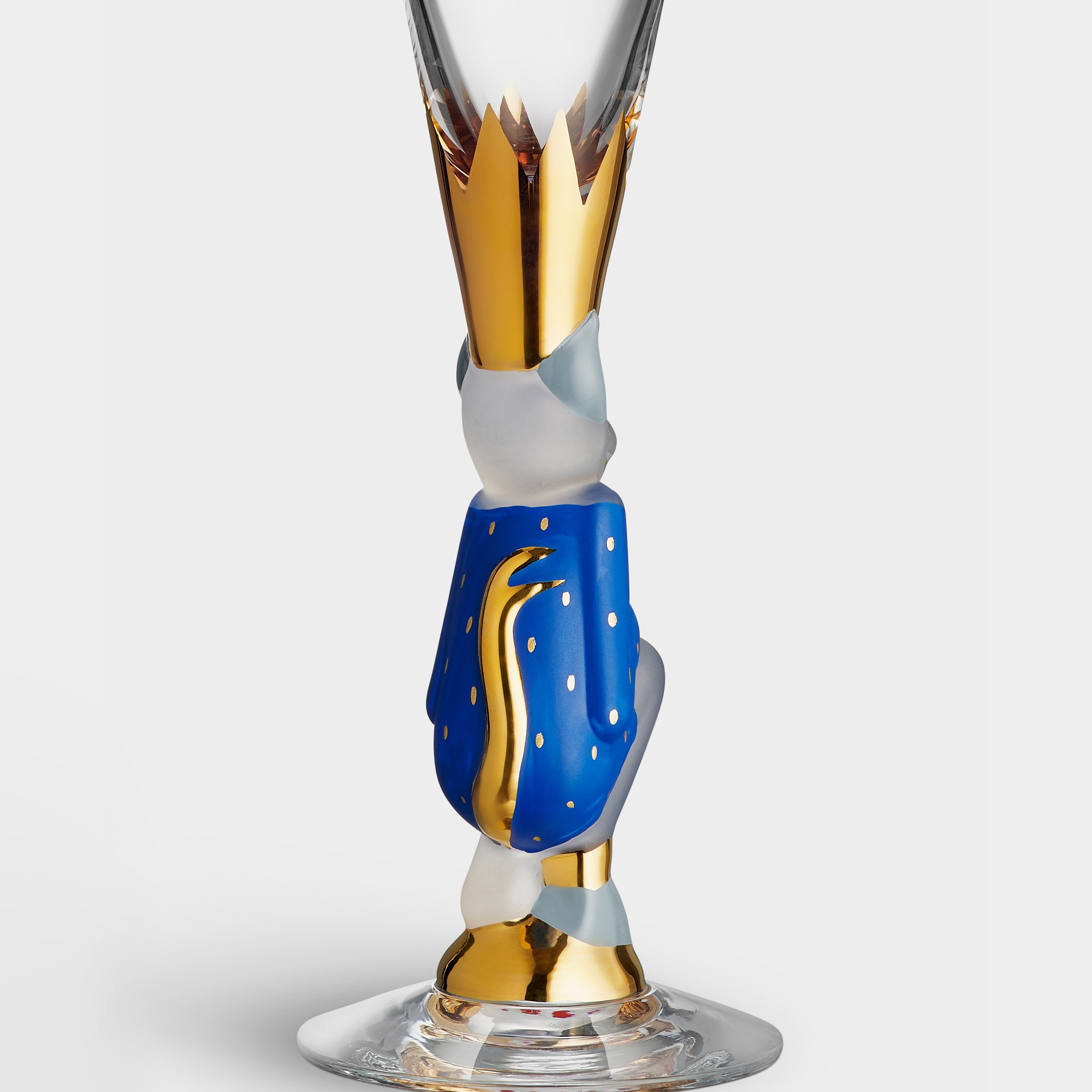 Pahar pentru sampanie, Blue, 190 ml, The Sparkling Devil by Gunnar Cyren - ORREFORS