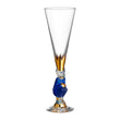 Pahar pentru sampanie, Blue, 190 ml, The Sparkling Devil by Gunnar Cyren - ORREFORS