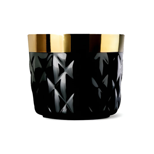 Pahar pentru sampanie, Sip of Gold Black Cushion - SIEGER by FURSTENBERG