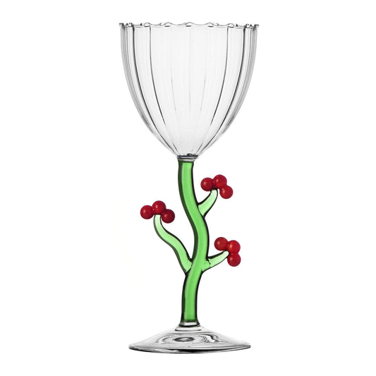 Pahar pentru vin Berries, Botanica Christmas by Alessandra Baldereschi - ICHENDORF