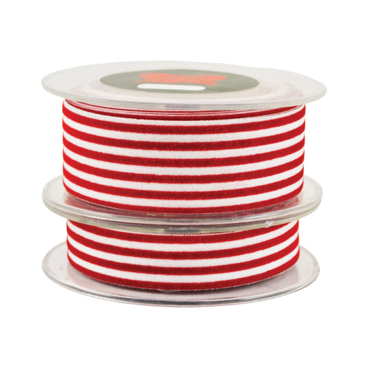 Panglica decorativa Orlando, rosu, 3.5 cm x 9 m - SIMONA'S CHRISTMAS