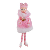 Papusa Carnival Cotton, roz/alb, 48 cm - SIMONA'S CHRISTMAS