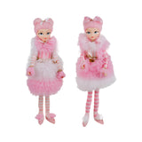 Papusa Carnival Cotton, roz/alb, 48 cm - SIMONA'S CHRISTMAS