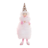Papusa Carnival Ice Cream, roz/alb, 58 cm - SIMONA'S CHRISTMAS