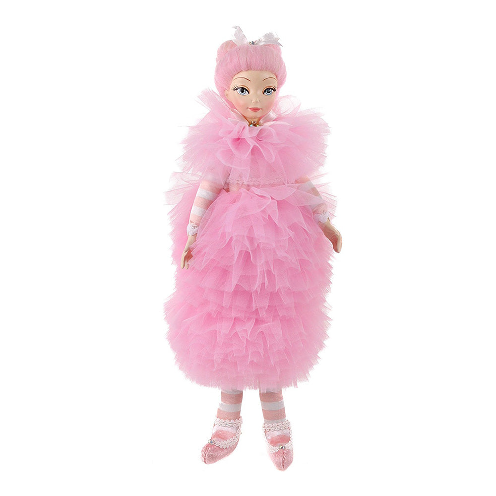 Papusa Carnival Tulle, roz/alb, 32 cm - SIMONA'S CHRISTMAS