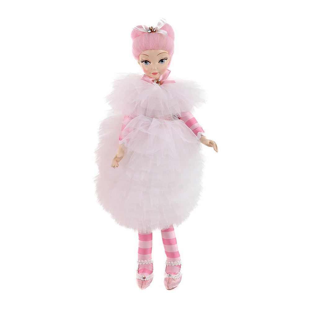 Papusa Carnival Tulle, roz/alb, 32 cm - SIMONA'S CHRISTMAS