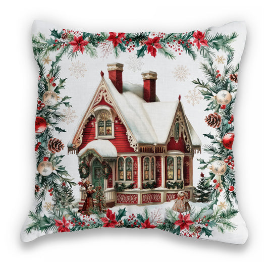 Perna decorativa 50x50 cm, Xmas Village - NAPKING