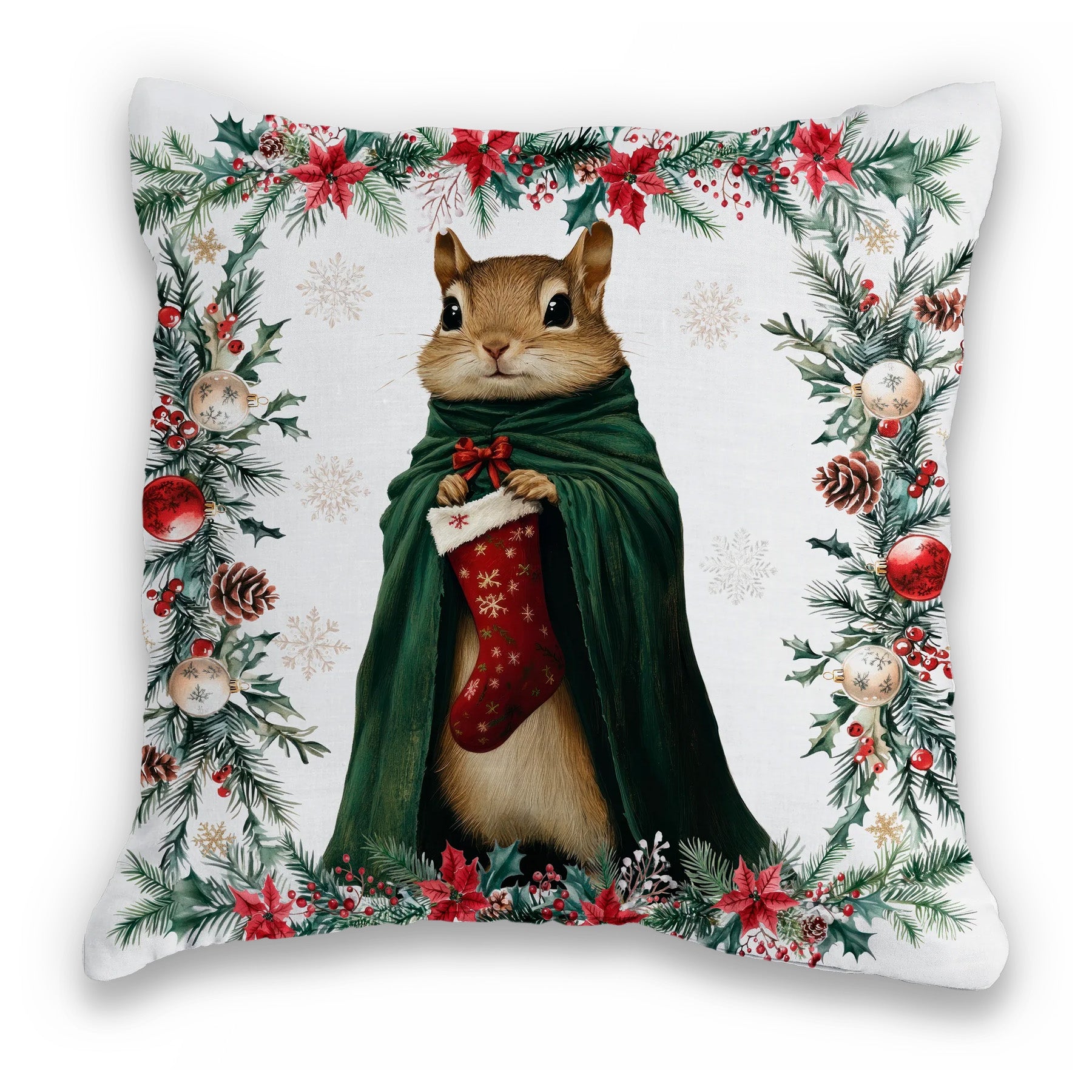 Perna decorativa 50x50 cm, Xmas Village - NAPKING