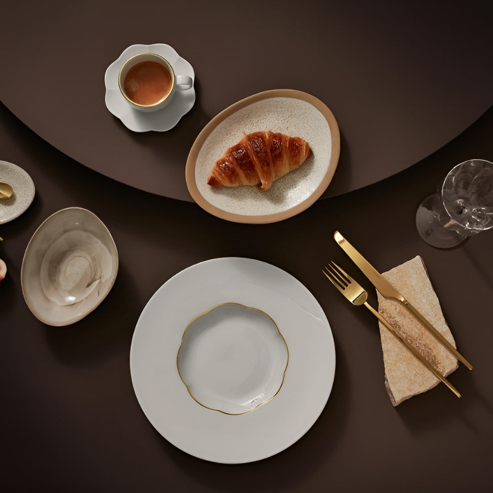 Farfurie pentru supa, 28 cm, Sonetto Oro - ROSENTHAL