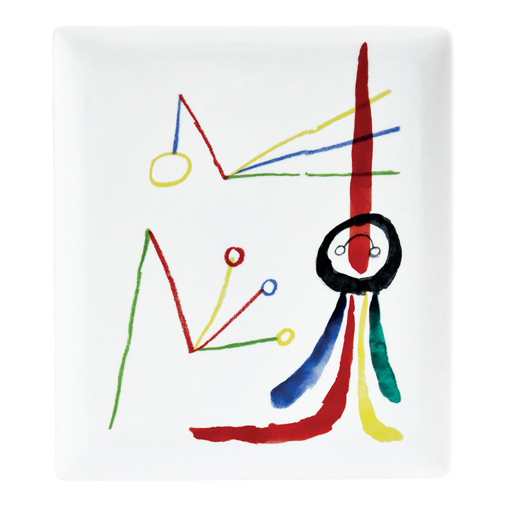 Platou dreptunghiular, 26 x 23 cm, A Toute Epreuve by Joan Miro - BERNARDAUD