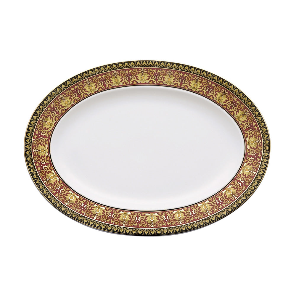 Platou oval 34 cm, Ikarus Medusa - VERSACE