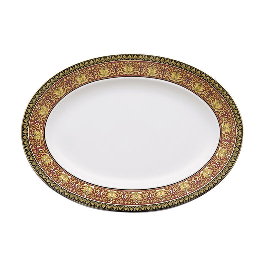 Platou oval 34 cm, Ikarus Medusa - VERSACE