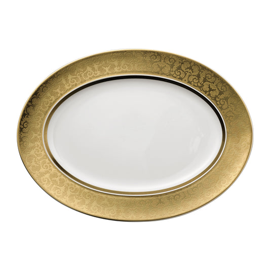 Platou oval, 40 cm, Medusa Gala Gold - VERSACE