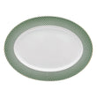 Platou oval, 40x29 cm, Francis Carreau Vert - ROSENTHAL