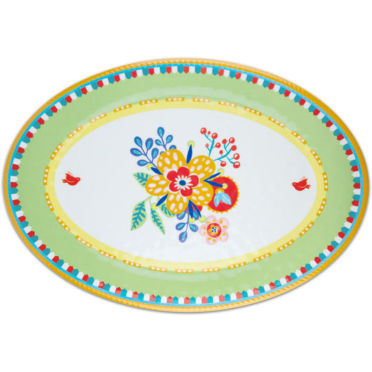 Platou oval, melamina, 50x35 cm, Mamma Mia - BACI MILANO