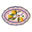 Platou oval Lemons, portelan, 30x21 cm, Dolce Vita - BACI MILANO
